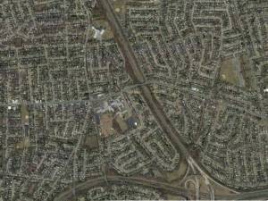 A satellite view of the Wantagh Parkway, courtesy of Google Maps.