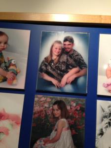 My wife snapped this picture in the lobby of our Sears Portrait Studio.  Yes, this actually existed.