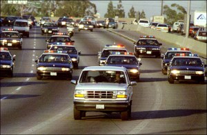 The infamous Bronco Chase.