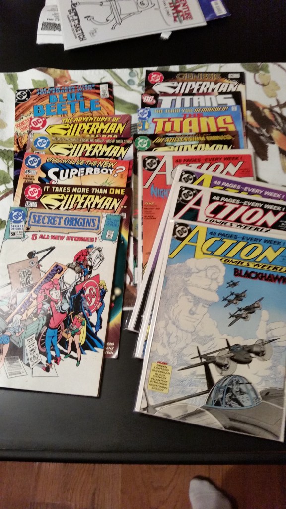 My DC back issue haul.