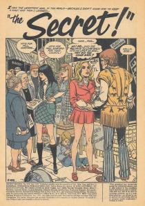 Page one of the issue.  Is that Barbara Gordon in the background?