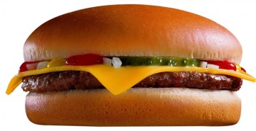 McDonald's cheeseburger